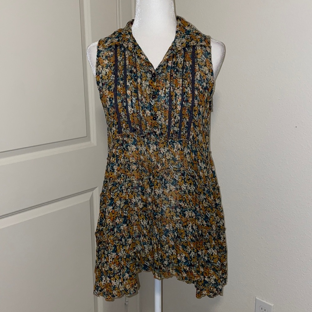 NWT Free People half button down top and blazer